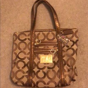 Large Coach Poppy Purse
